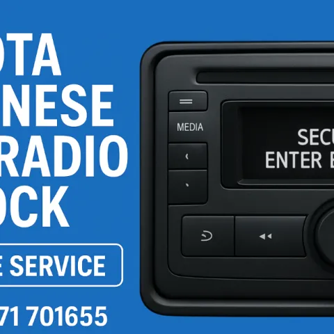 Japanese Car Radio Unlock Code — Get It Done Remotely